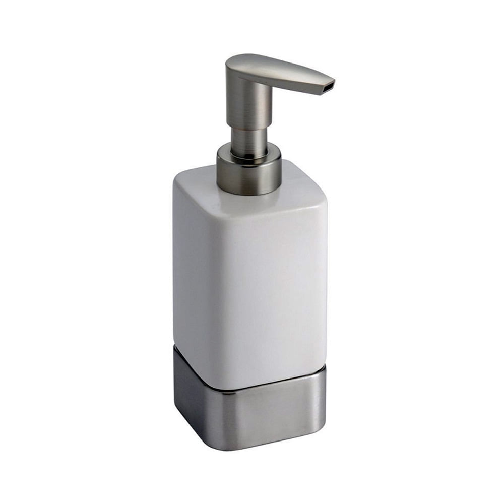 Dispensador de Jabón Blanco Cromo 354 ml Gia - multicenter