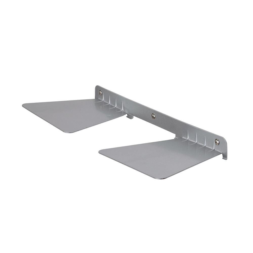 Estante Flotante Doble Umbra 325632-410 Niquel - multicenter