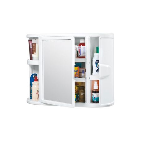 Gabinete para Baño color blanco con espejo Rimax - multicenter