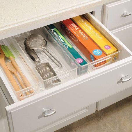 Almacenamiento organizador de cajón Binz transparente Inter Design