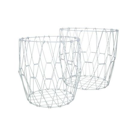 Cesta metal blanco - multicenter