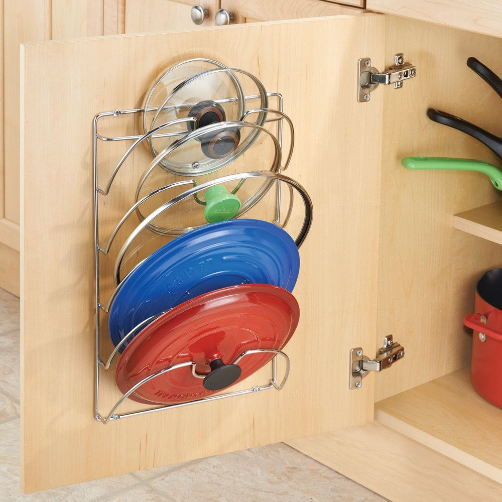 Organizador cromado para tapas de ollas Inter Design - multicenter