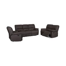 Juego-de-Sofa-reclinable-ZHOE-Cuero-PVC-3-puestos-color-Cafe-Oscuro-Harmony-1-11747
