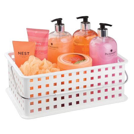 Canasta de almacenamiento mediana Spa blanco InterDesign - multicenter