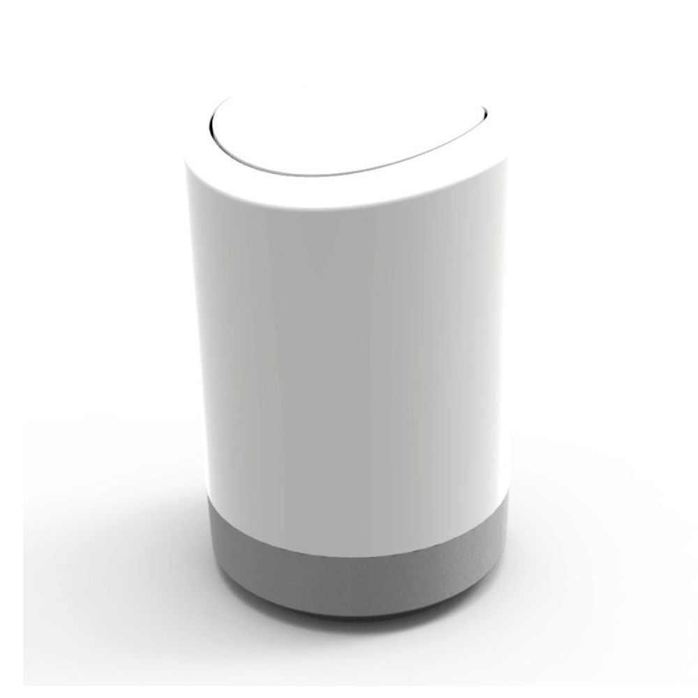 Basurero para baño plástico 5L color Blanco Prat-K - multicenter