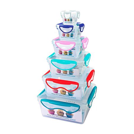 Juego de contenedores 6 PZAS Clip Fresh - multicenter