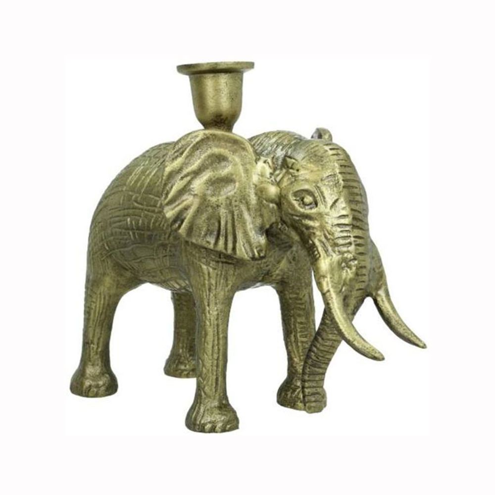Candelabro elefante dorado - multicenter