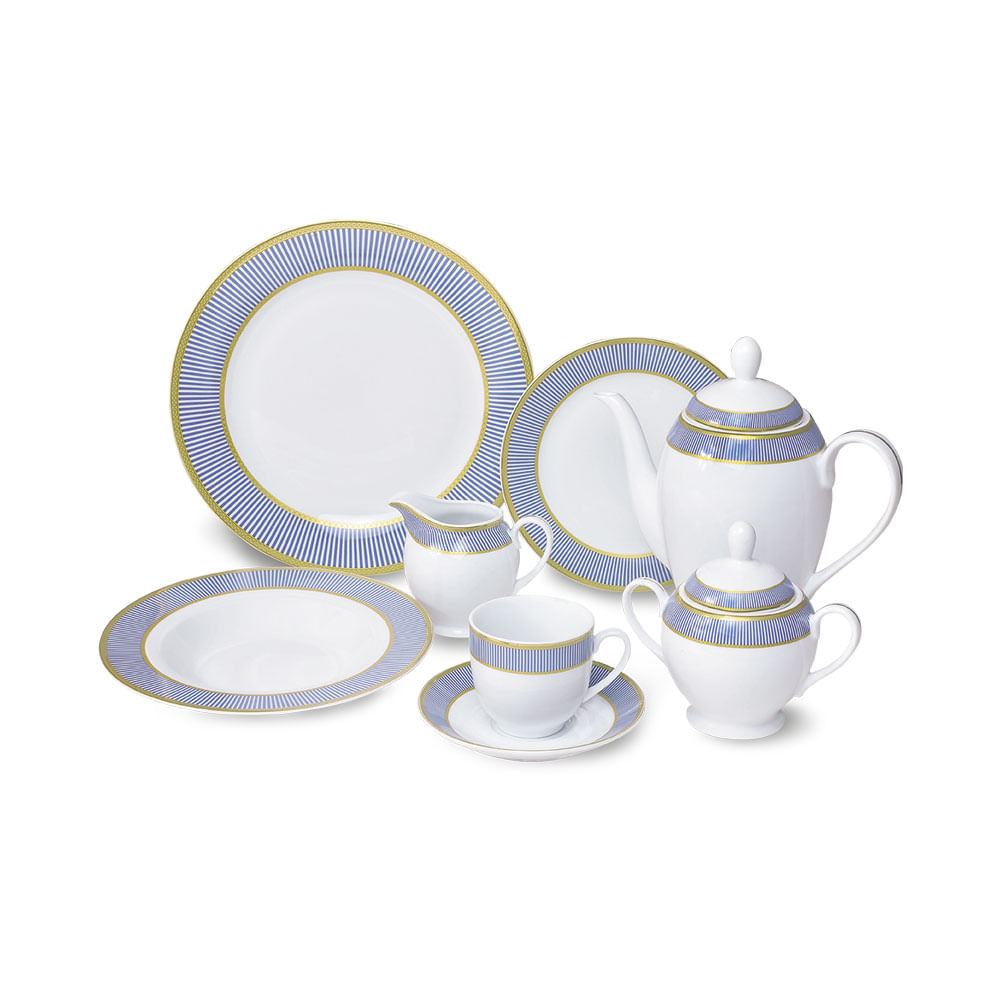 Juego de vajilla milano 23 piezas - multicenter