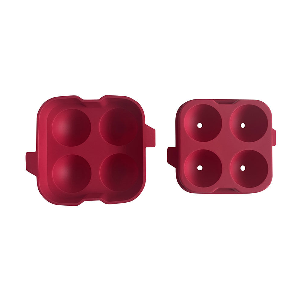 Cubeta para hielo de silicona color Cereza - multicenter