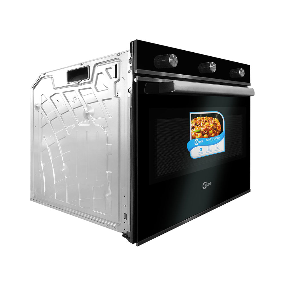 Horno De Empotrar Eléctrico Negro 70 Litros Hitech - Multicenter