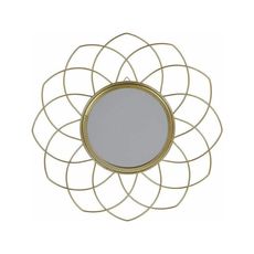 Espejo-circular-marco-flor-metal-Dorado-1-31383