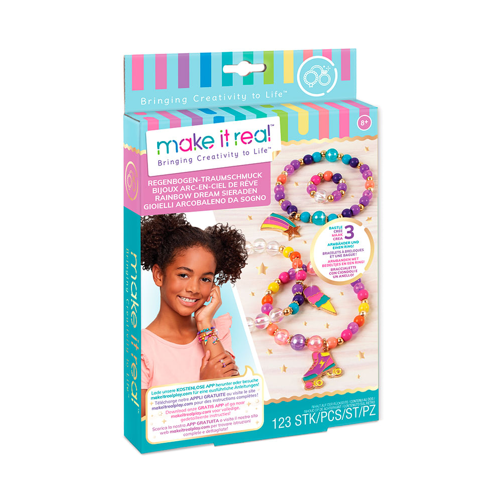 Make It Real Crea Tu Joyer a Sue o De Arco ris Mu ecas Y Accesorios